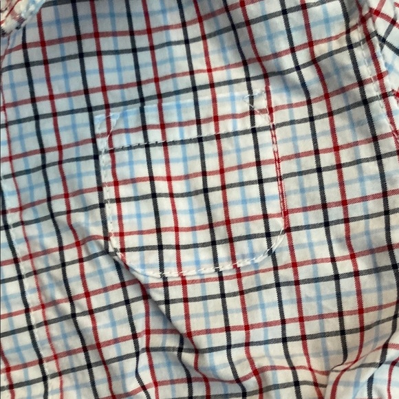 Janie and Jack Plaid Shirt and Navy Pants Set - Picture 5 of 9